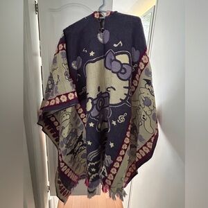 Sanrio Hello Kitty Poncho with hood